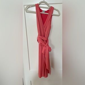 Halston Heritage coral sundress, size 4.